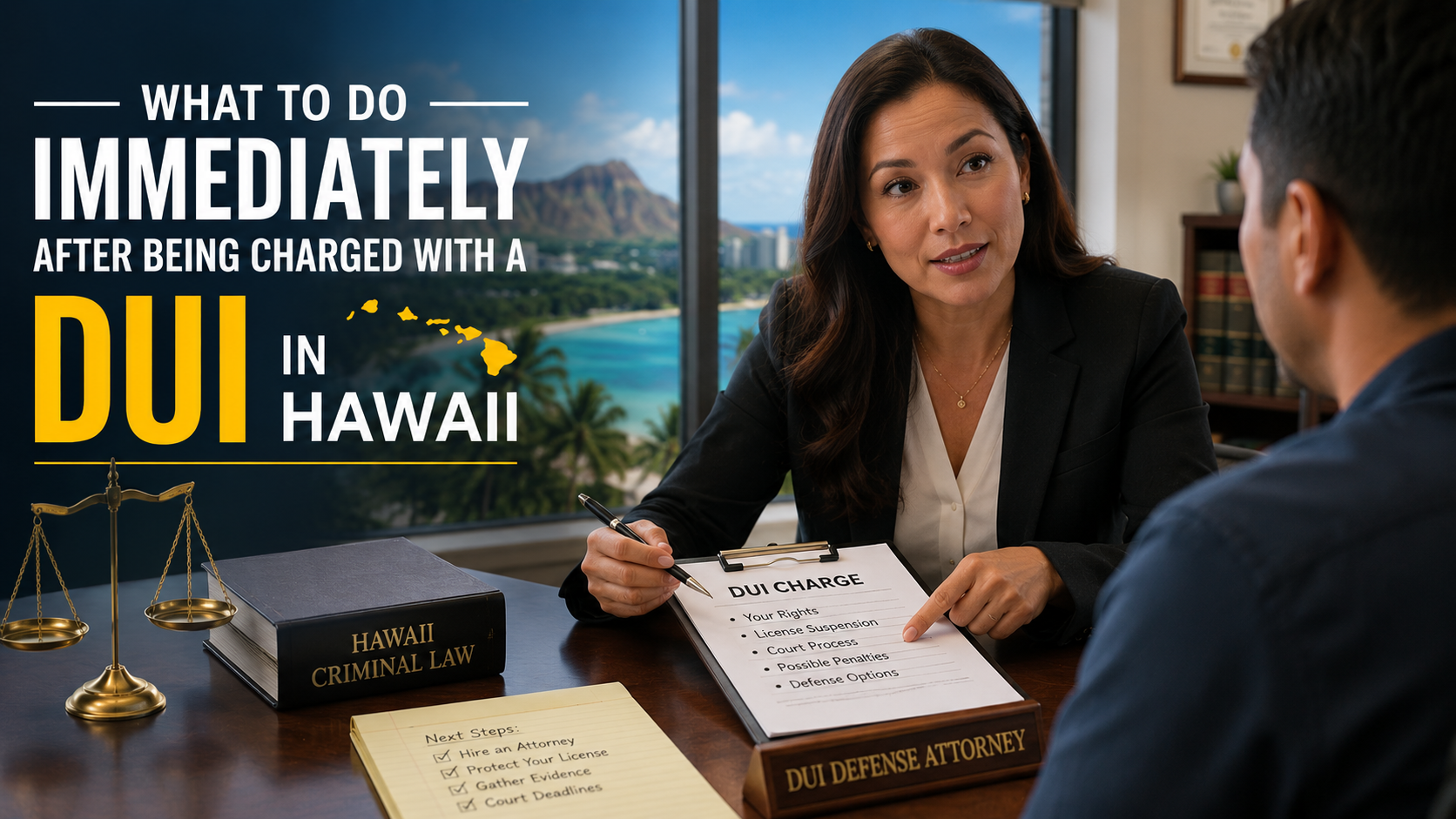 What to Do After a DUI Charge in Hawaii