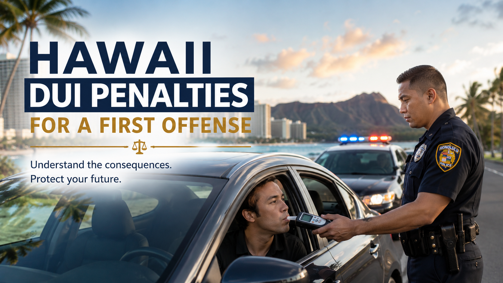 Hawaii DUI Penalties for a First Offense